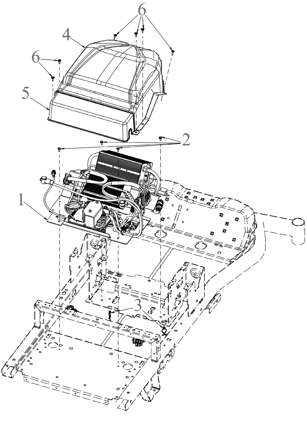 Electrical Diagram and Parts List for ZT1-42E (34BBA2CS710)(2022) Cub Cadet Lawn Tractor